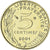 France, Marianne, 5 Centimes, 2001, Paris, Série FDC.BU, MS(65-70)