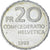 Svizzera, Paracelsus, 20 Francs, 1993, Bern, BE, SPL, Argento, KM:73