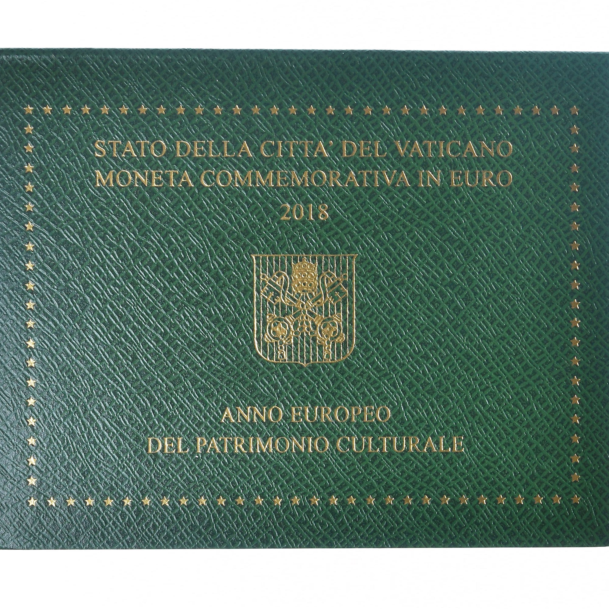 Vatican, Pape François, 2 Euro, année européenne du patrimoine culturel