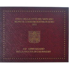 Vatican, Pape François, 2 Euro, 450 ans de la naissance du Caravage, 2021