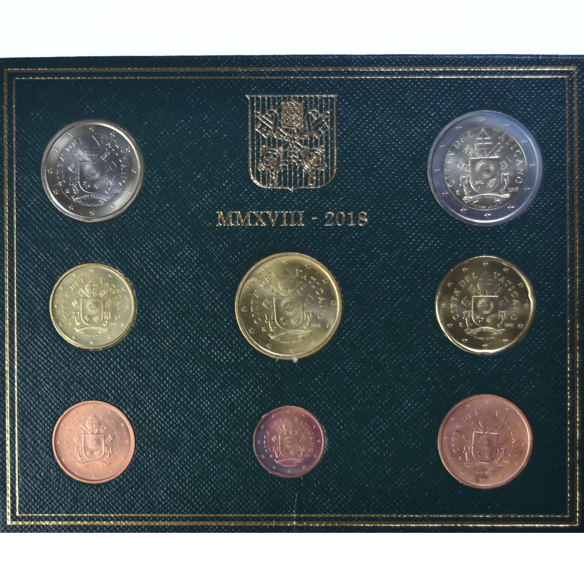 Vatikanstadt, Pope Francis I, Set 1 ct. - 2 Euro, 2018, Rome, STGL