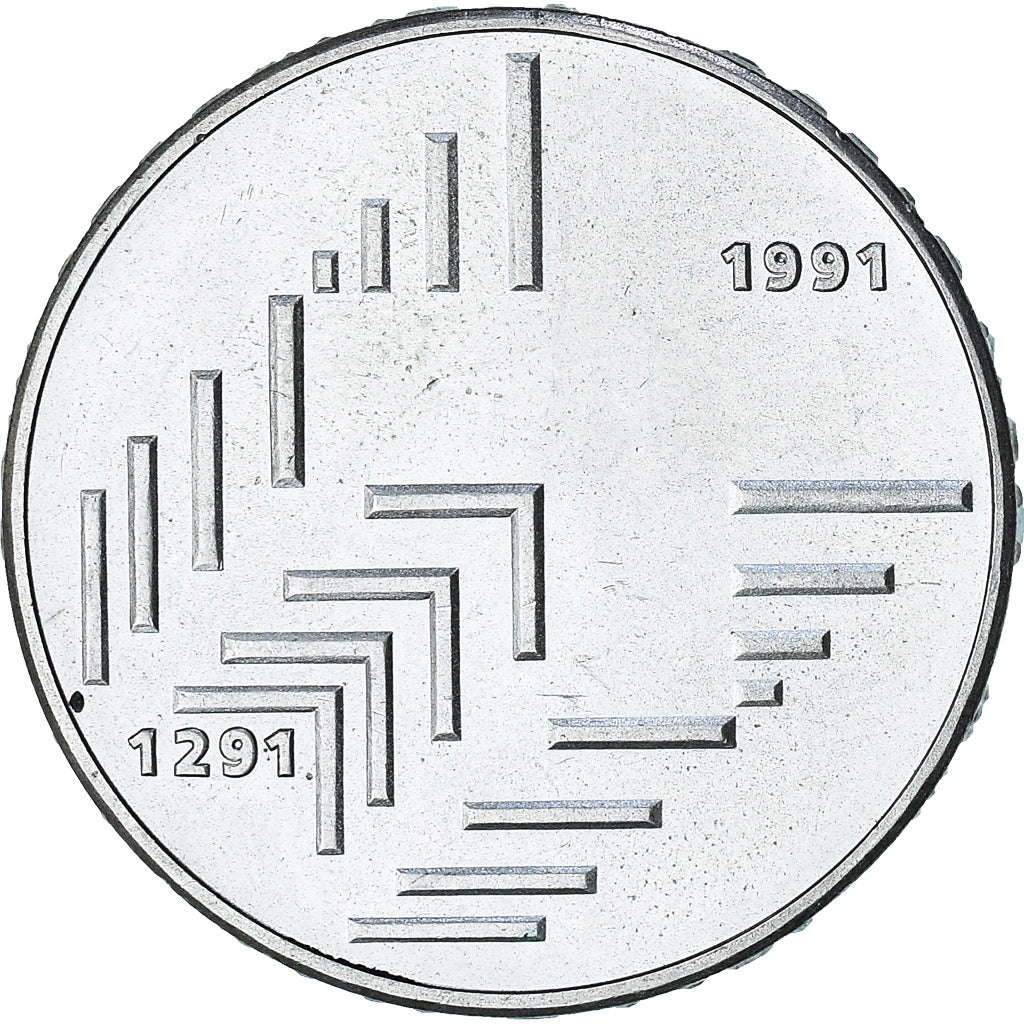 Switzerland, Confédération, 20 Francs, 1991, Bern, MS(60-62), Silver, KM:70