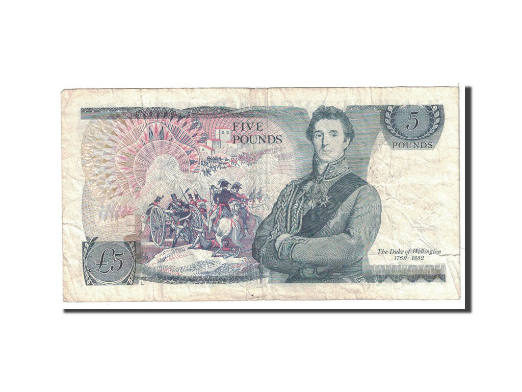 Billet, Grande-Bretagne, 5 Pounds, 1971, Undated, KM:378a, TB