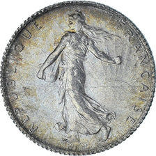 França, Semeuse, 1 Franc, 1913, Paris, AU(55-58), Prata, KM:844.1, Gadoury:467
