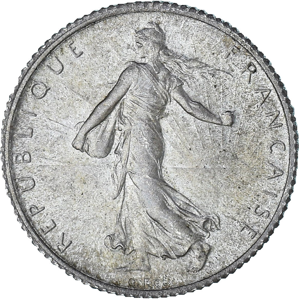 Frankrijk, Semeuse, 1 Franc, 1913, Paris, PR, Zilver, KM:844.1, Gadoury:467