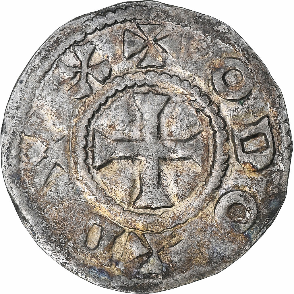 Francia, Seigneurie de Déols, Eudes, Denier, 980-1038, Deols, Vellón, MBC