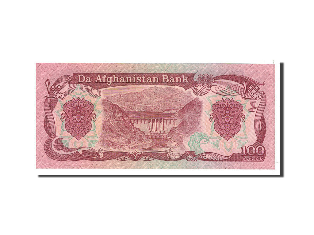 Banknote, Afghanistan, 100 Afghanis, Undated, Undated, KM:58a, UNC(65-70)