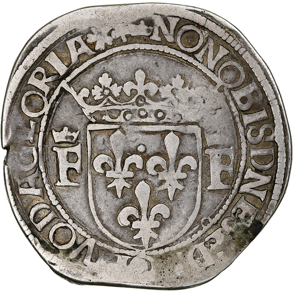 França, François Ier, Teston, Before 1540, Lyon, 10th type, VF(30-35), Prata