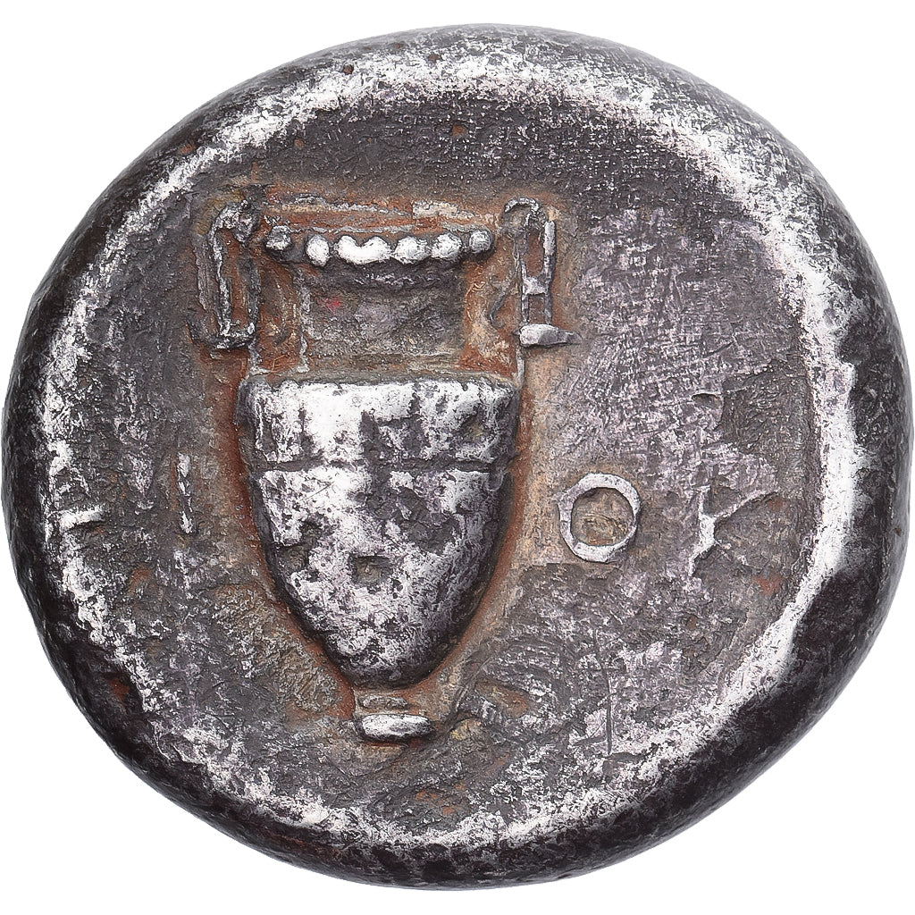 Boeotia, Stater, ca. 395-338 BC, Thebes, Silver, AU(50-53)