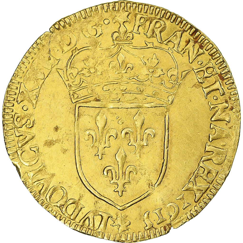 Francia, Louis XIII, Ecu d'or, 1615, Paris, Oro, BB+, Gadoury:55