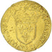Francia, Louis XIII, Ecu d'or, 1615, Paris, Oro, BB+, Gadoury:55