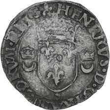 France, Henri II, Douzain aux croissants, 1549, Grenoble, EF(40-45), Billon