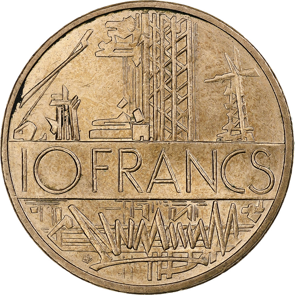Frankreich, Mathieu, 10 Francs, 1985, Paris, Tranche B, UNZ+