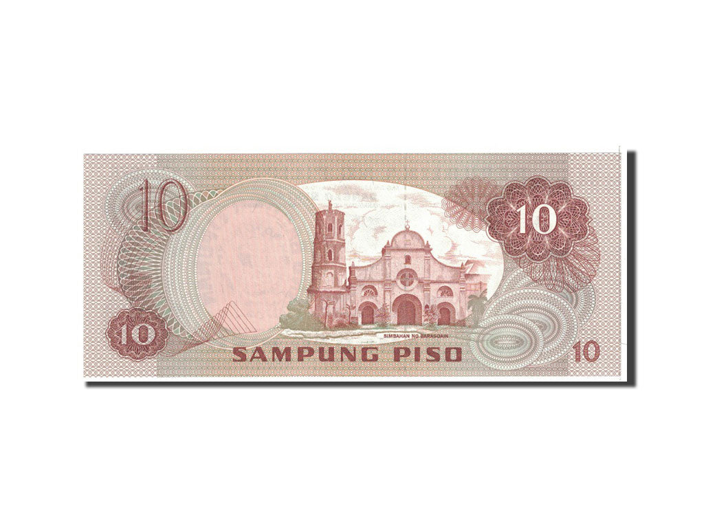Banknote, Philippines, 10 Piso, 1974, Undated, KM:161b, UNC(65-70)