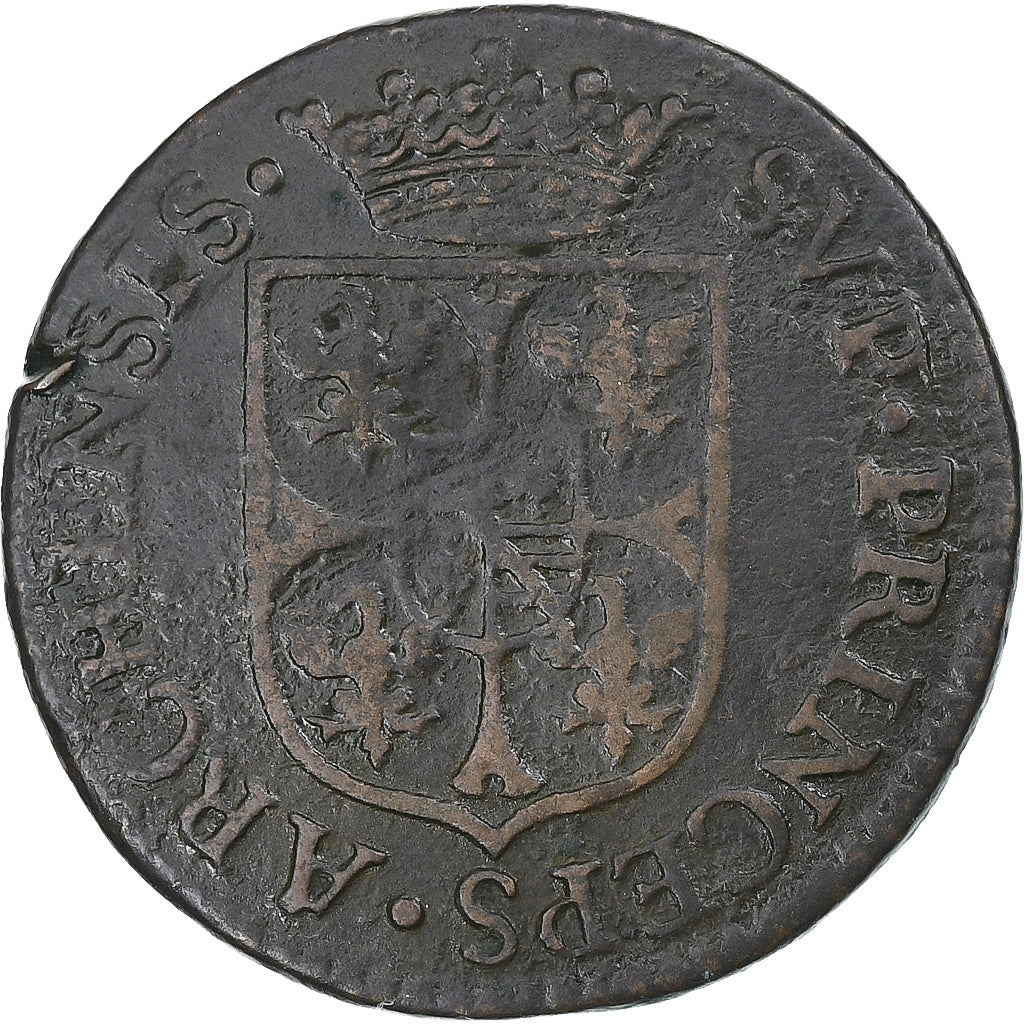 Principato di Arches, Charles de Gonzague, Double Tournois, 1608, Charleville