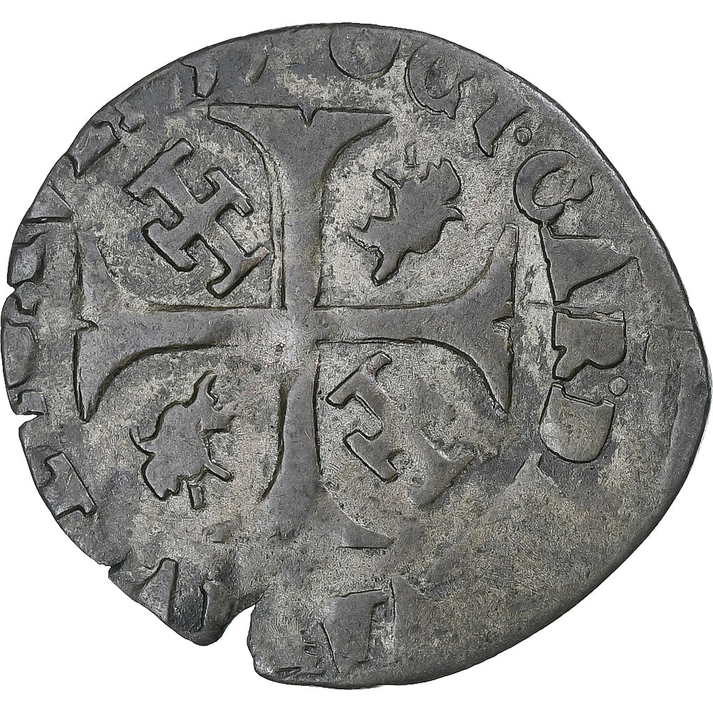 France, Clément VIII, Douzain, 1592-1605, Avignon, TB+, Billon