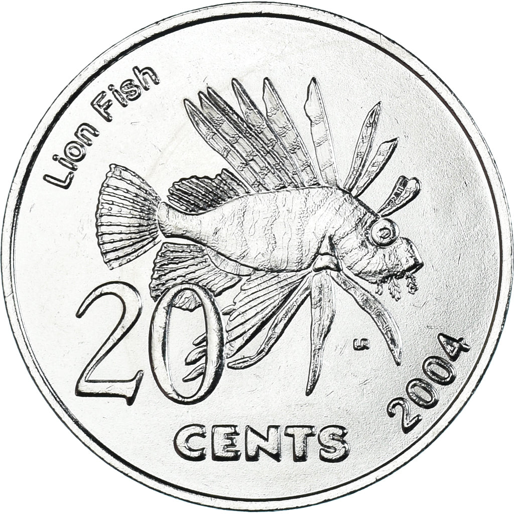Moneta, COCOS (KEELING) ISLANDS, 20 Cents, 2004, Roger Williams, Massachusetts