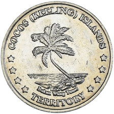 Coin, COCOS (KEELING) ISLANDS, 5 Cents, 2004, Roger Williams , MS(63)
