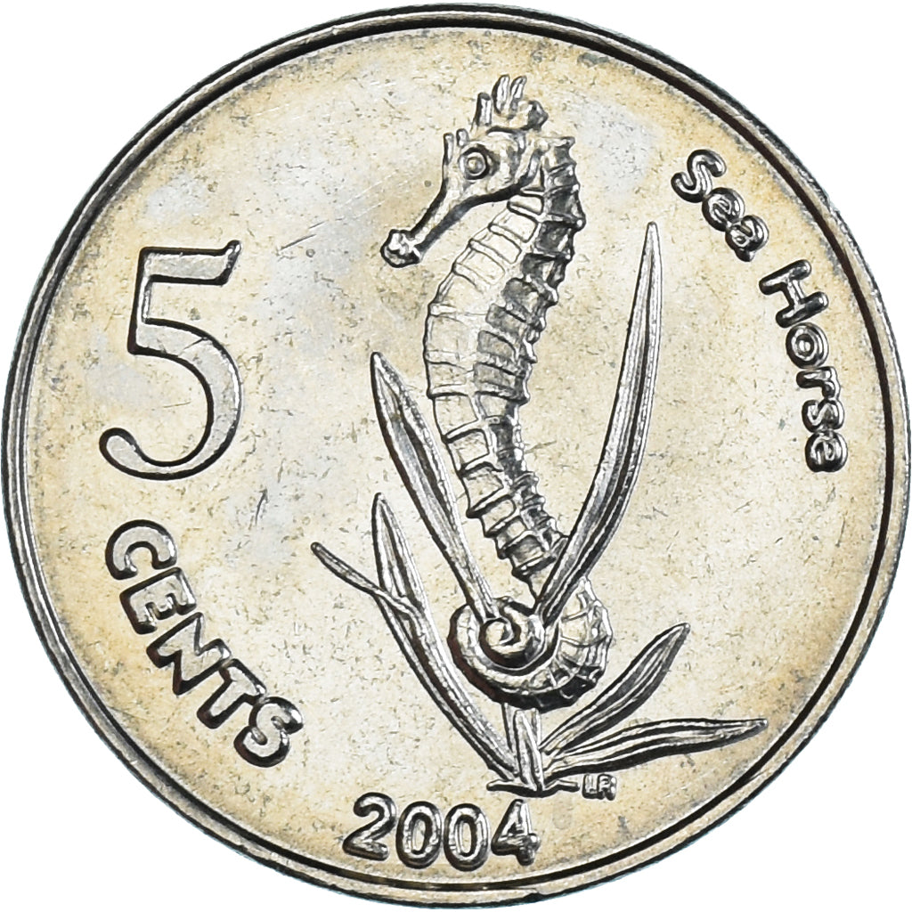Coin, COCOS (KEELING) ISLANDS, 5 Cents, 2004, Roger Williams , MS(63)