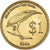 Moneta, COCOS (KEELING) ISLANDS, Dollar, 2004, MS(63), laiton, KM:15