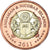 Moneda, India, 20 Rupees, 2011, îles Andaman et Nicobar., SC, Bimetálico