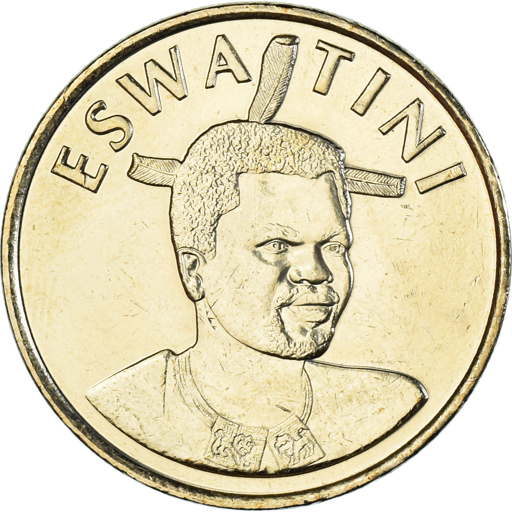Coin, Swaziland, 5 Emalangeni, 2021, ESWATINI., MS(63), Aluminum-Bronze