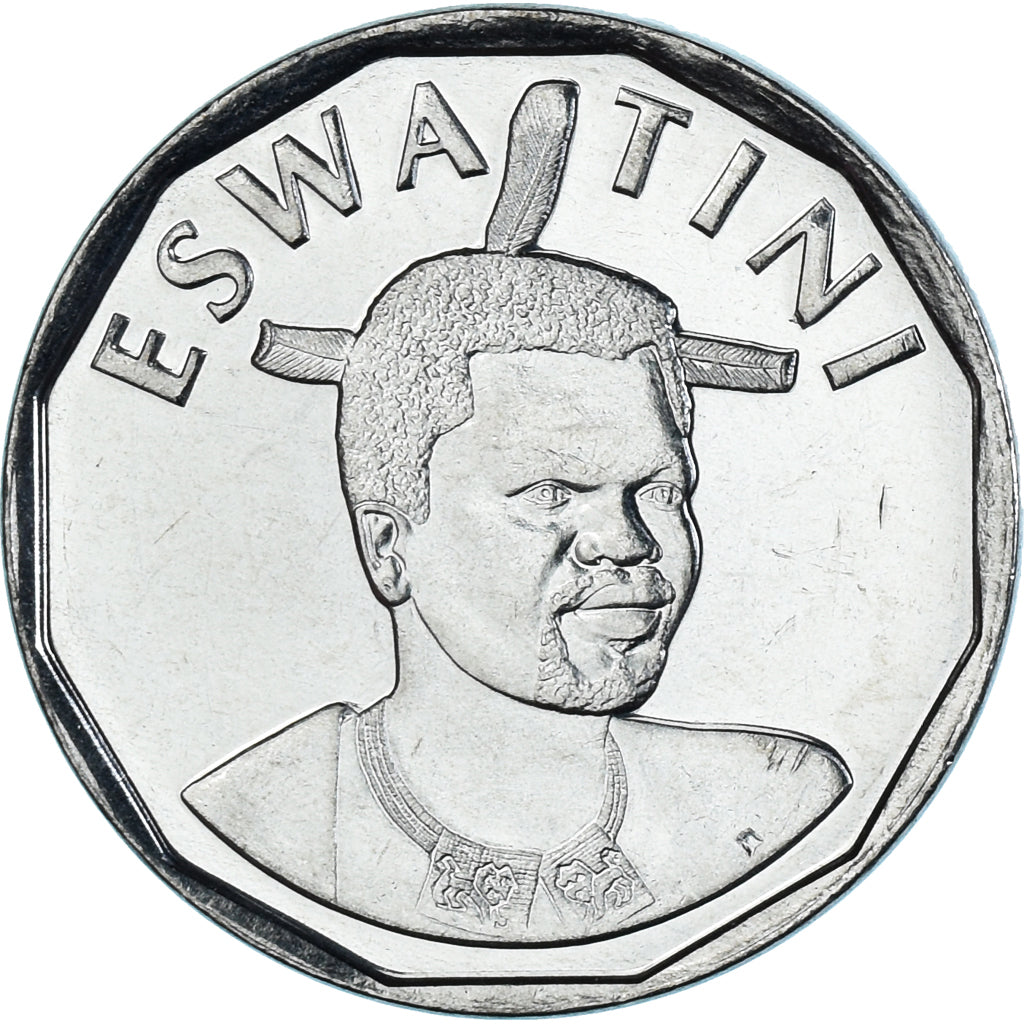 Monnaie, Eswatini, 50 Cents, 2018, ESWATINI, SPL, Acier inoxydable