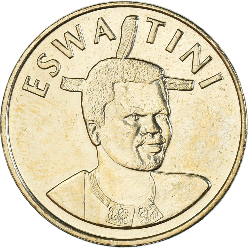 Moneda, Suazilandia, 2 Emalangeni, 2021, ESWATINI, SC, Aluminio - bronce