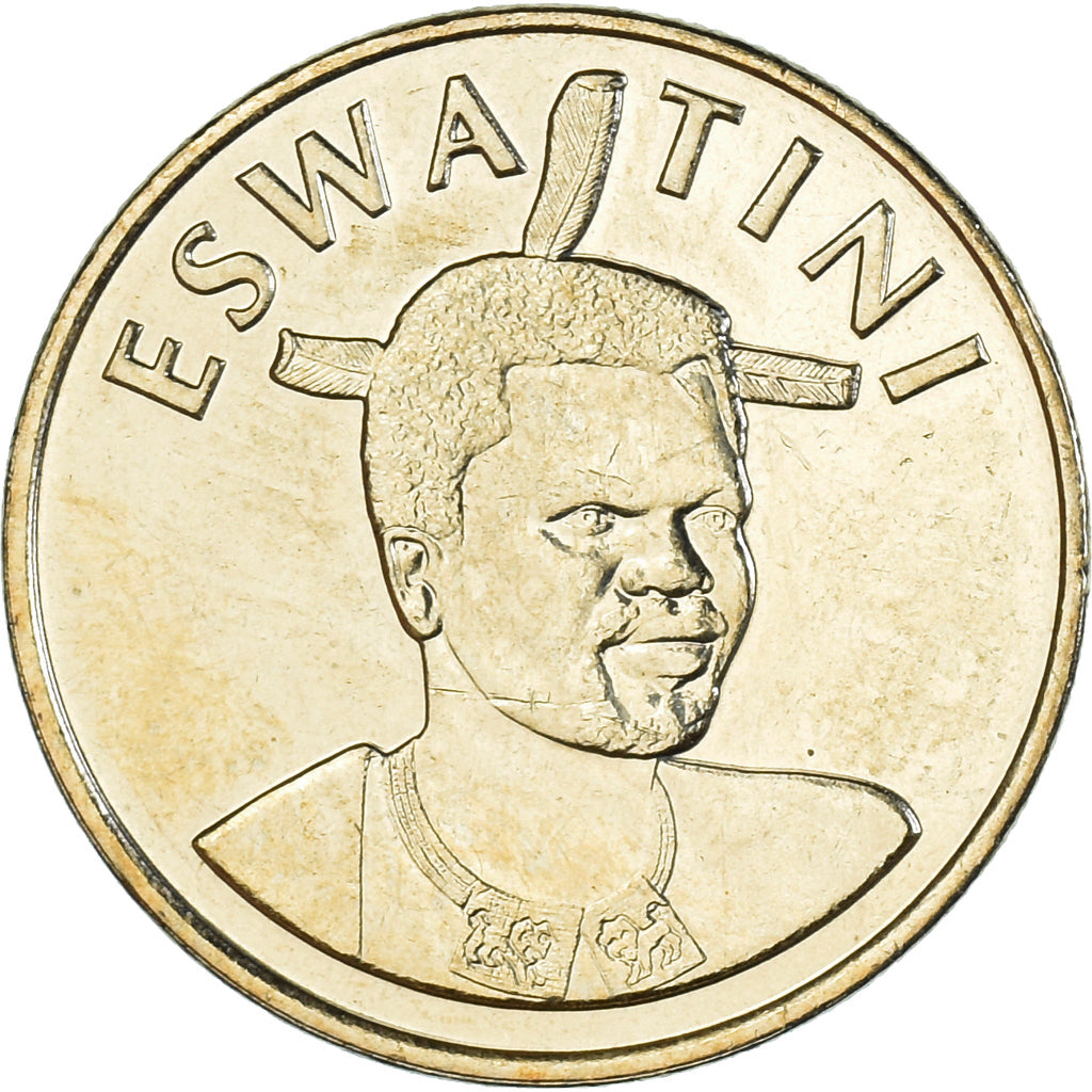 Coin, Swaziland, 2 Emalangeni, 2021, ESWATINI, MS(63), Aluminum-Bronze