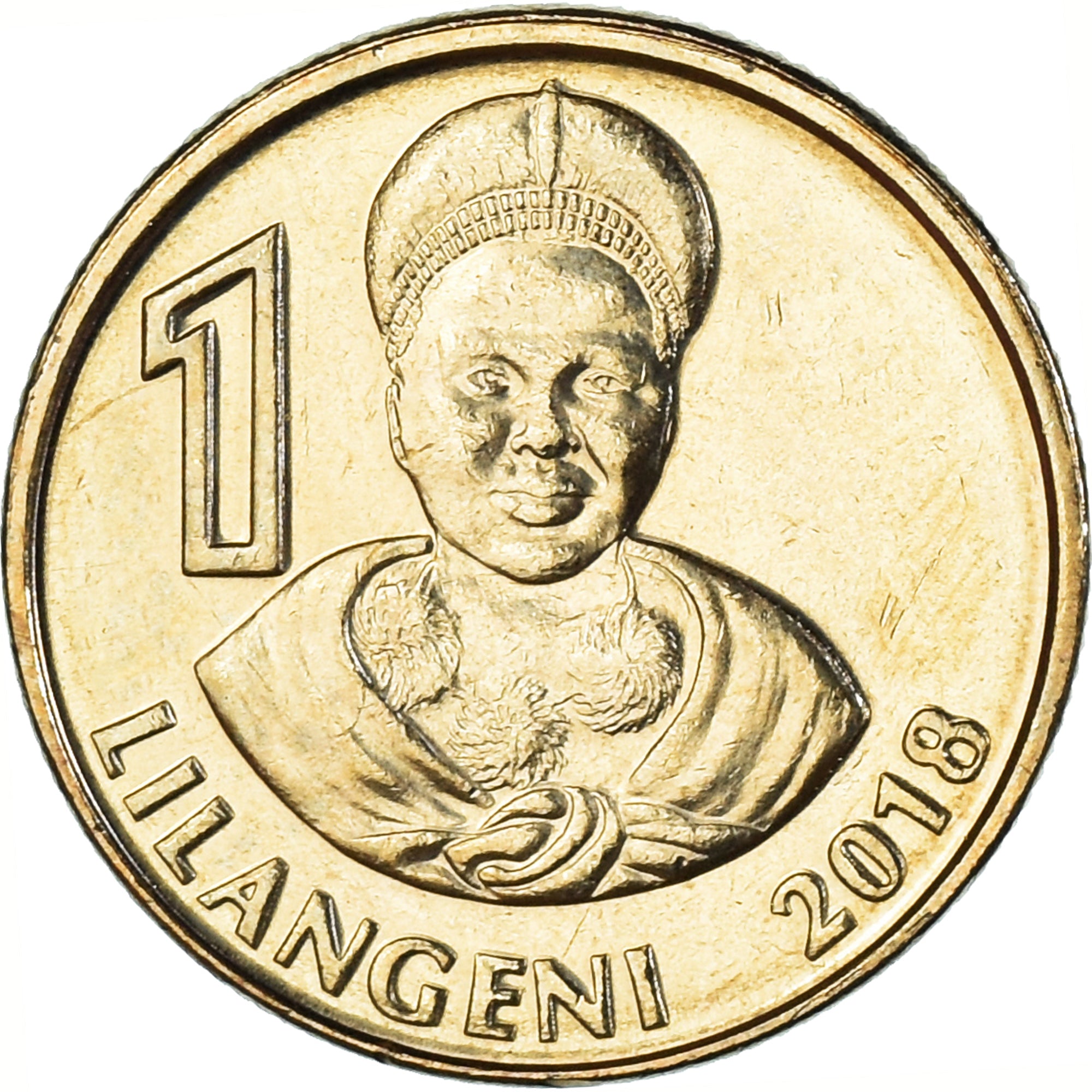 Coin, Swaziland, Lilangeni, 2018, ESWATINI., MS(63), Aluminum-Bronze
