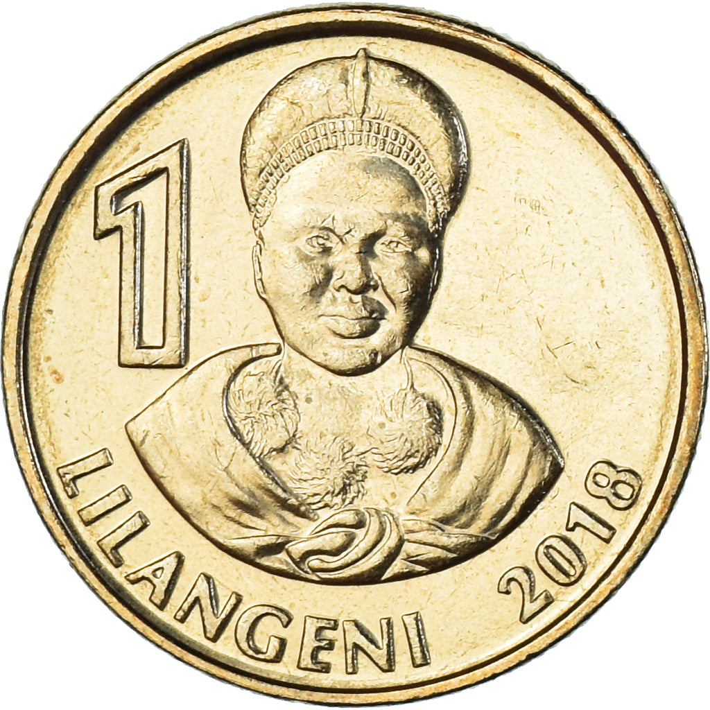 Moneda, Suazilandia, Lilangeni, 2018, ESWATINI., SC, Aluminio - bronce