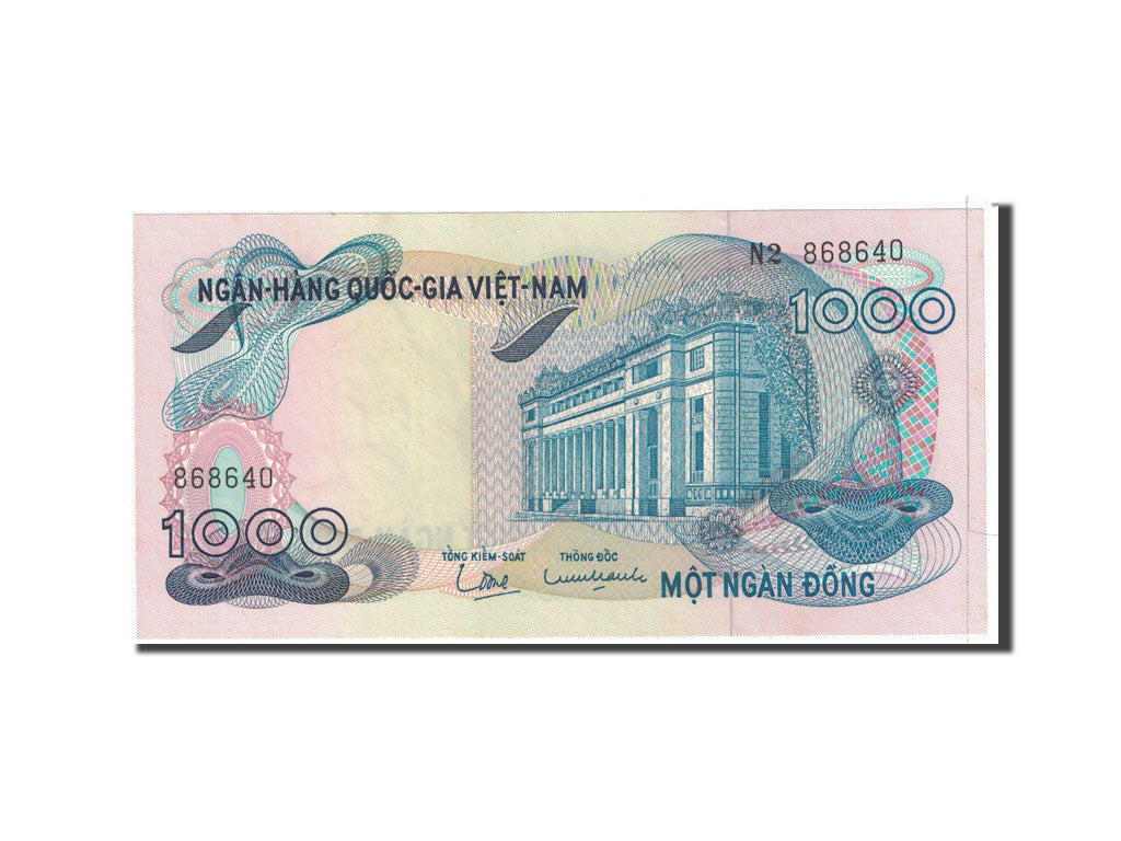 Billet, South Viet Nam, 1000 D<ox>ng, 1971, Undated, KM:29a, NEUF