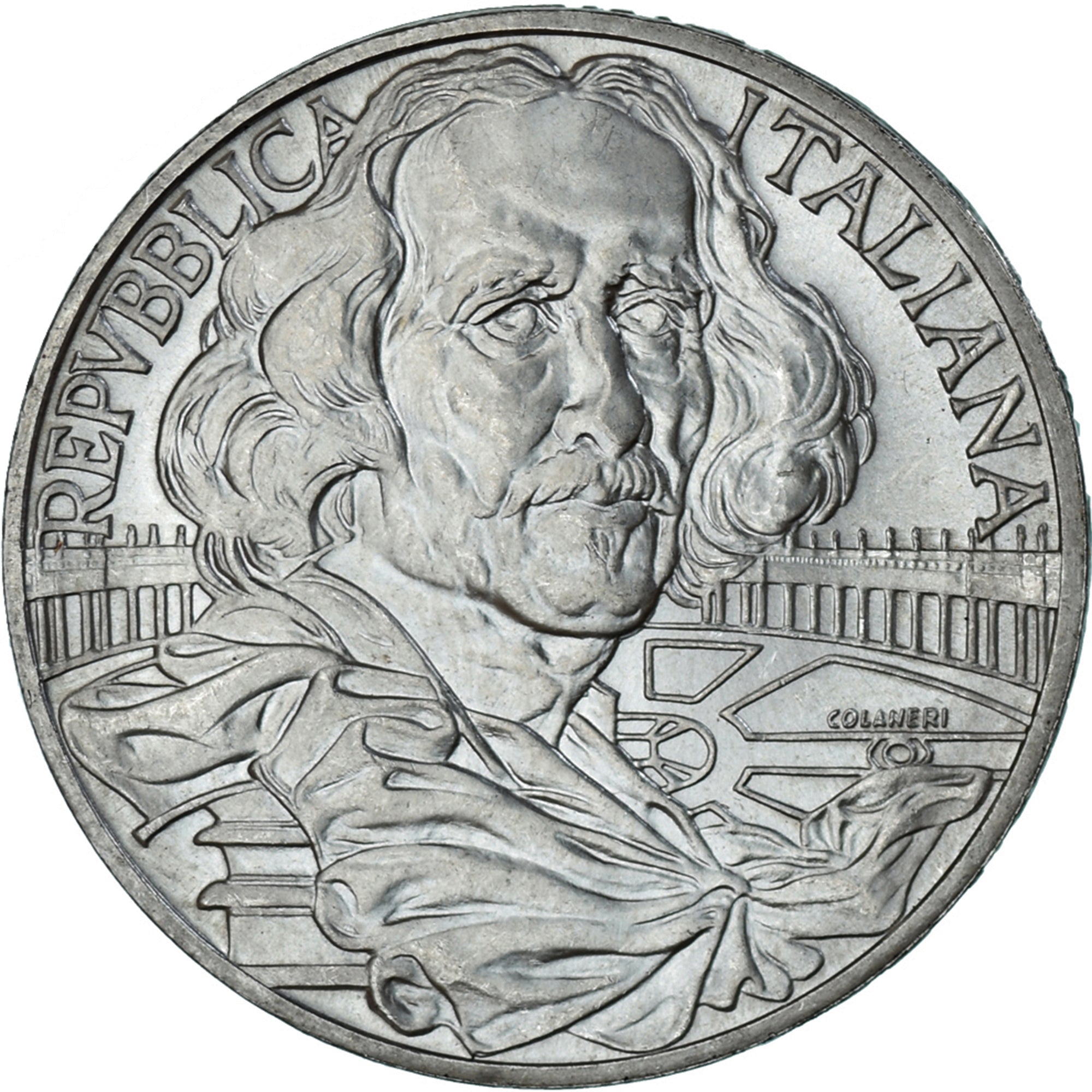 Coin, Italy, 1000 Lire, 1998, Rome, 400ème anniversaire de la naissance de Gian
