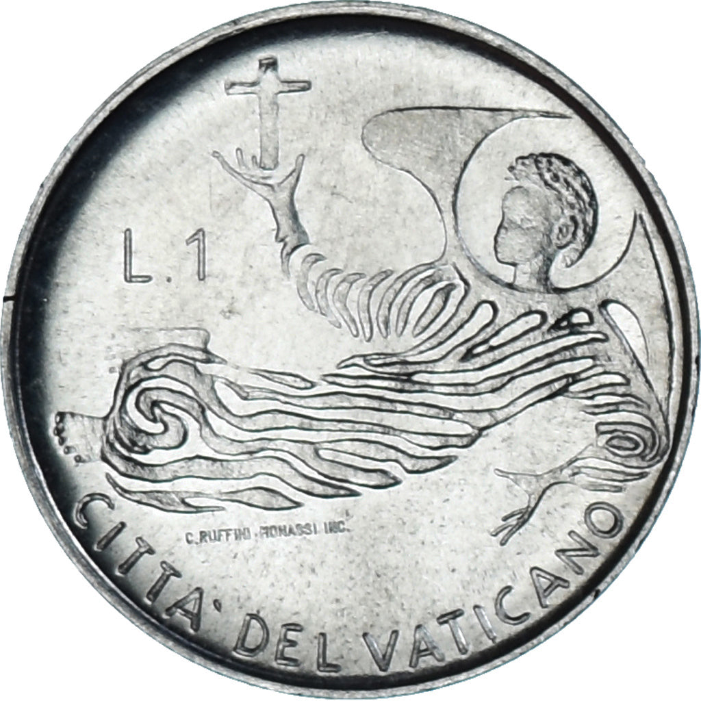 Monnaie, Cité du Vatican, Paul VI, Lira, 1969, SPL, Aluminium, KM:108
