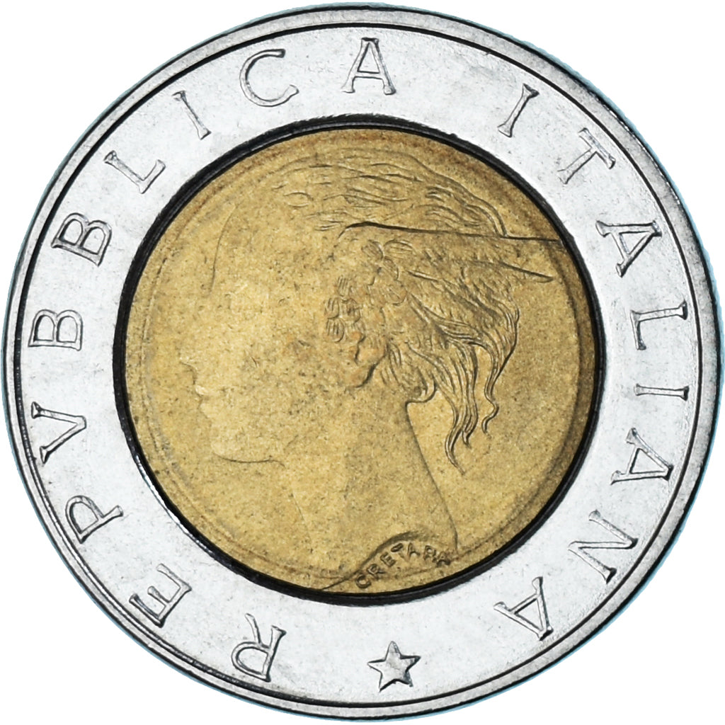 Munten, Italië, 500 Lire, 1994, Rome, ZF, Bi-Metallic, KM:167