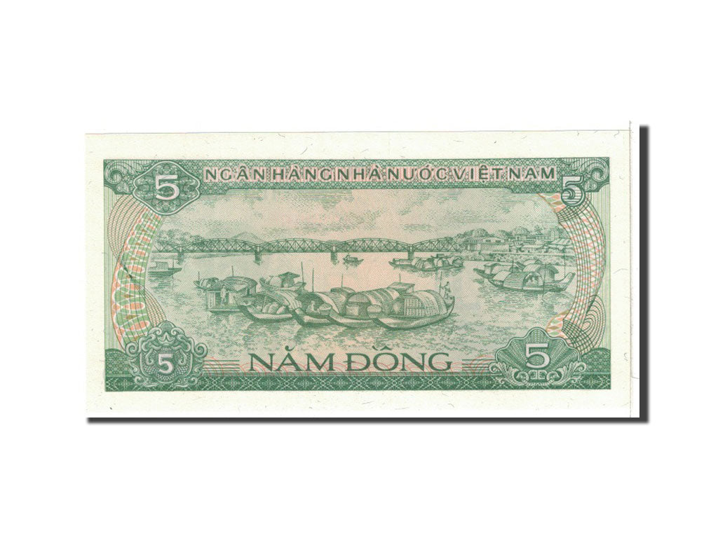 Banknote, Vietnam, 5 D<ox>ng, 1955, Undated, KM:92a, UNC(65-70)