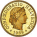 Munten, Zwitserland, 5 Rappen, 1989, Bern, BE, UNC-, Aluminum-Bronze, KM:26c