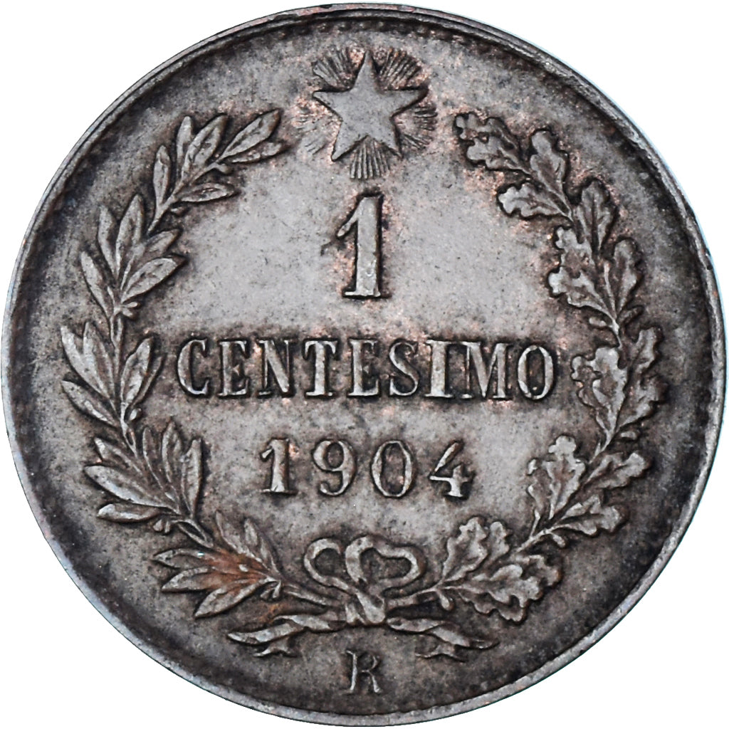 Munten, Italië, Centesimo, 1904, Rome, ZF, Copper, KM:35