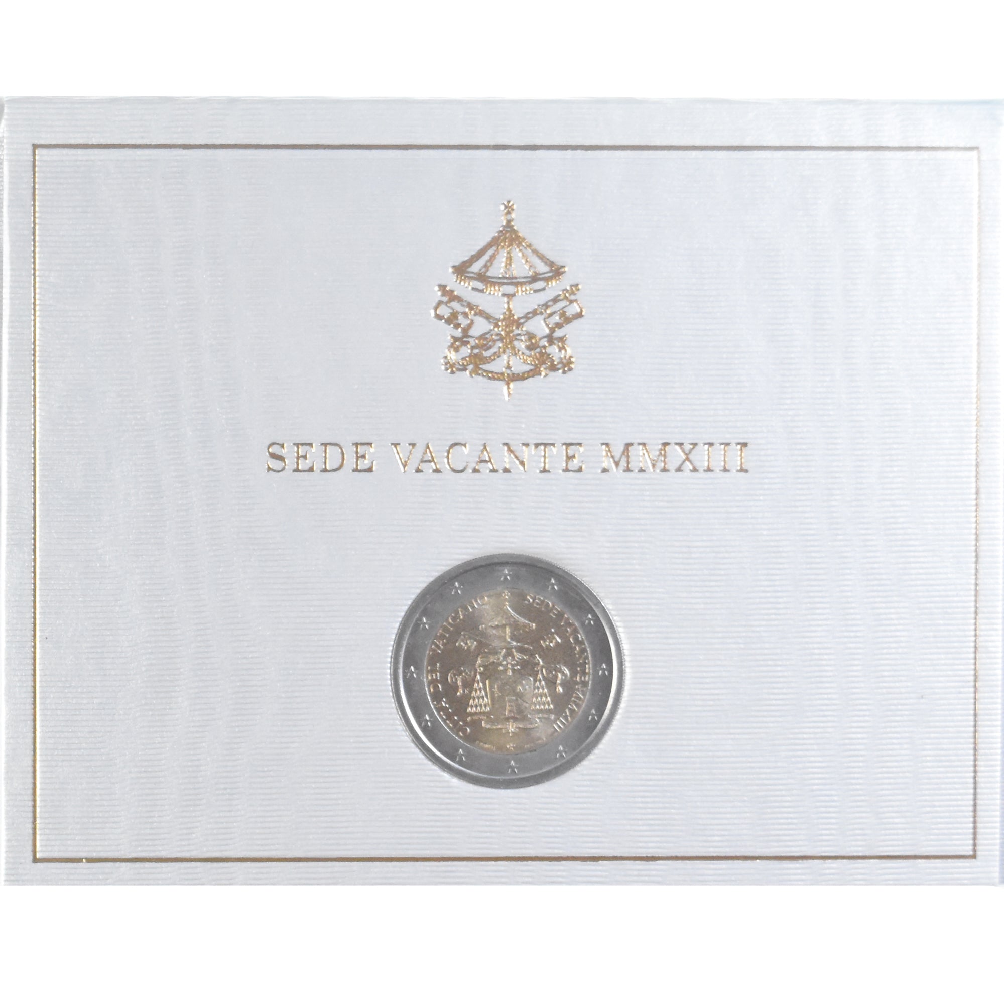 Vatican, 2 Euro, Siège Vacant, 2013, BU, MS(65-70)