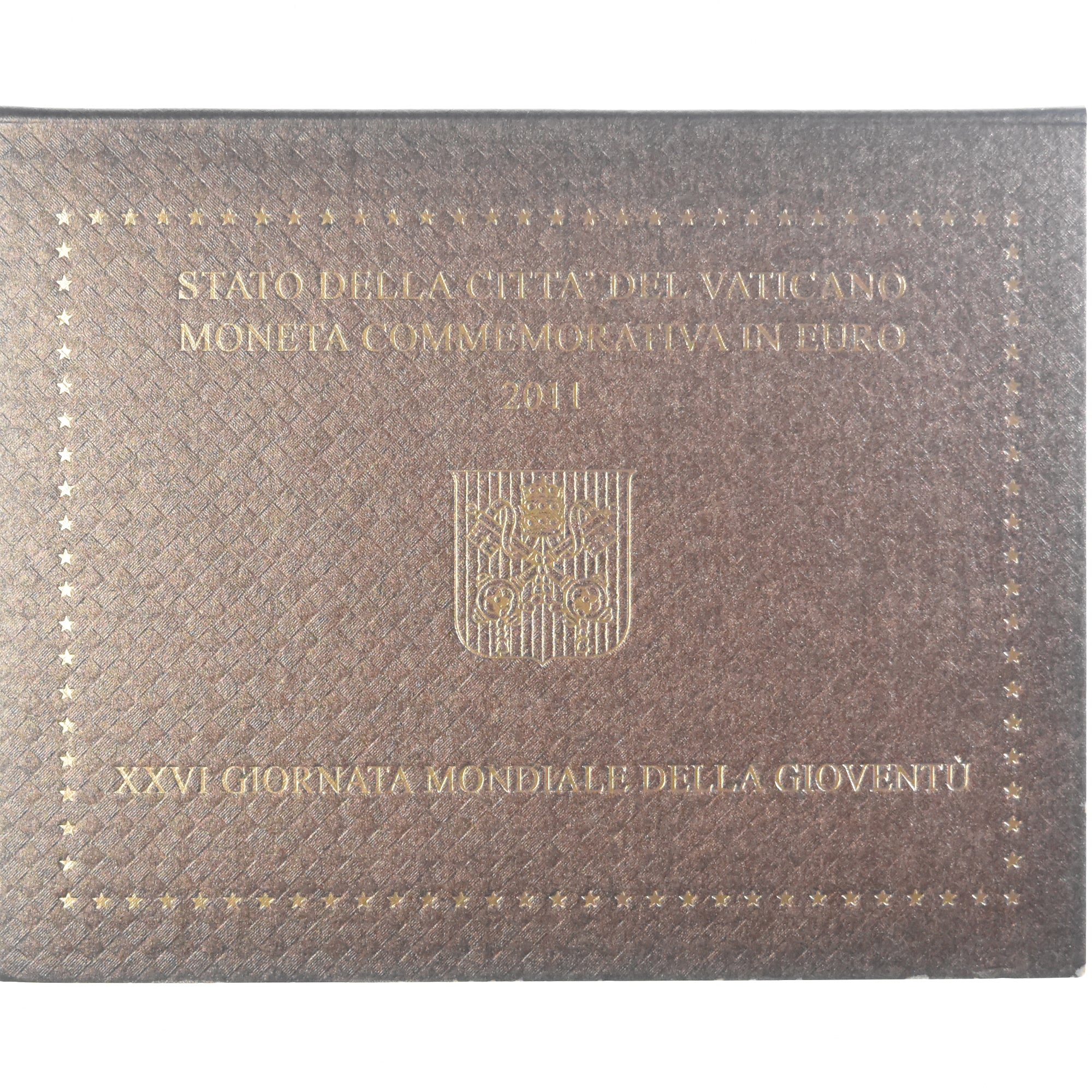 Vatikan, 2 Euro, 2011, Rome, 26ème journée mondiale de la jeunesse, STGL
