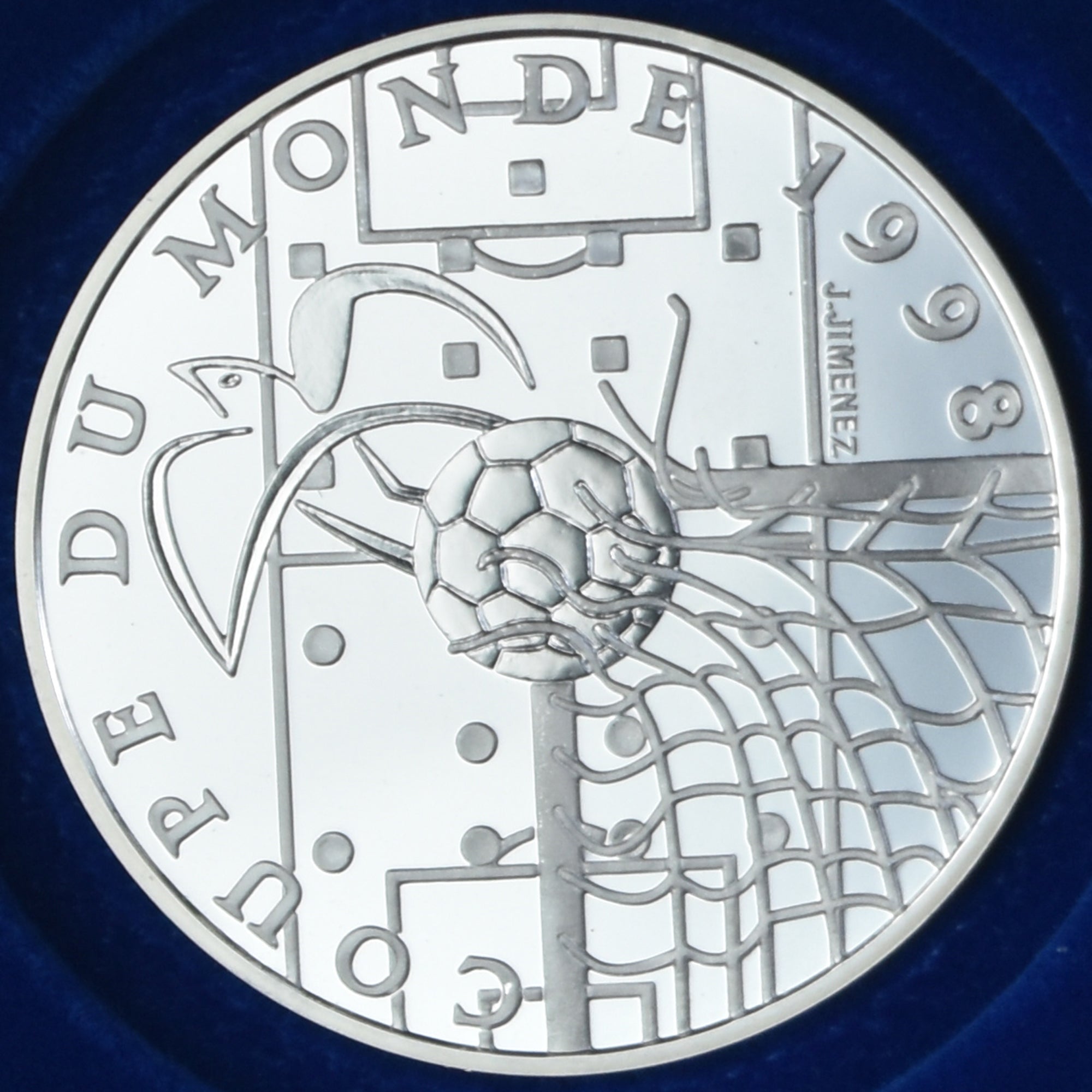 Monnaie, France, Coupe du Monde 1998, 10 Francs, 1996, Paris, BE, FDC, Argent