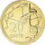 Coin, Azerbaijan, 20 Qapik, 2021, MS(63), laiton, KM:90