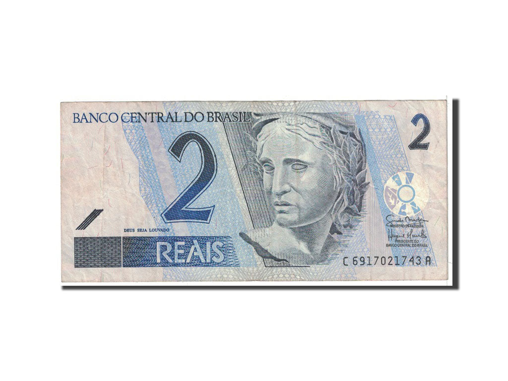 Banknote, Brazil, 2 Reais, 2001, Undated, KM:249b, EF(40-45)