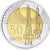 Moneta, Azerbejdżan, 50 Qapik, 2021, MS(63), Bimetaliczny