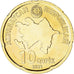 Coin, Azerbaijan, 10 Qapik, 2021, MS(63), Acier plaqué laiton