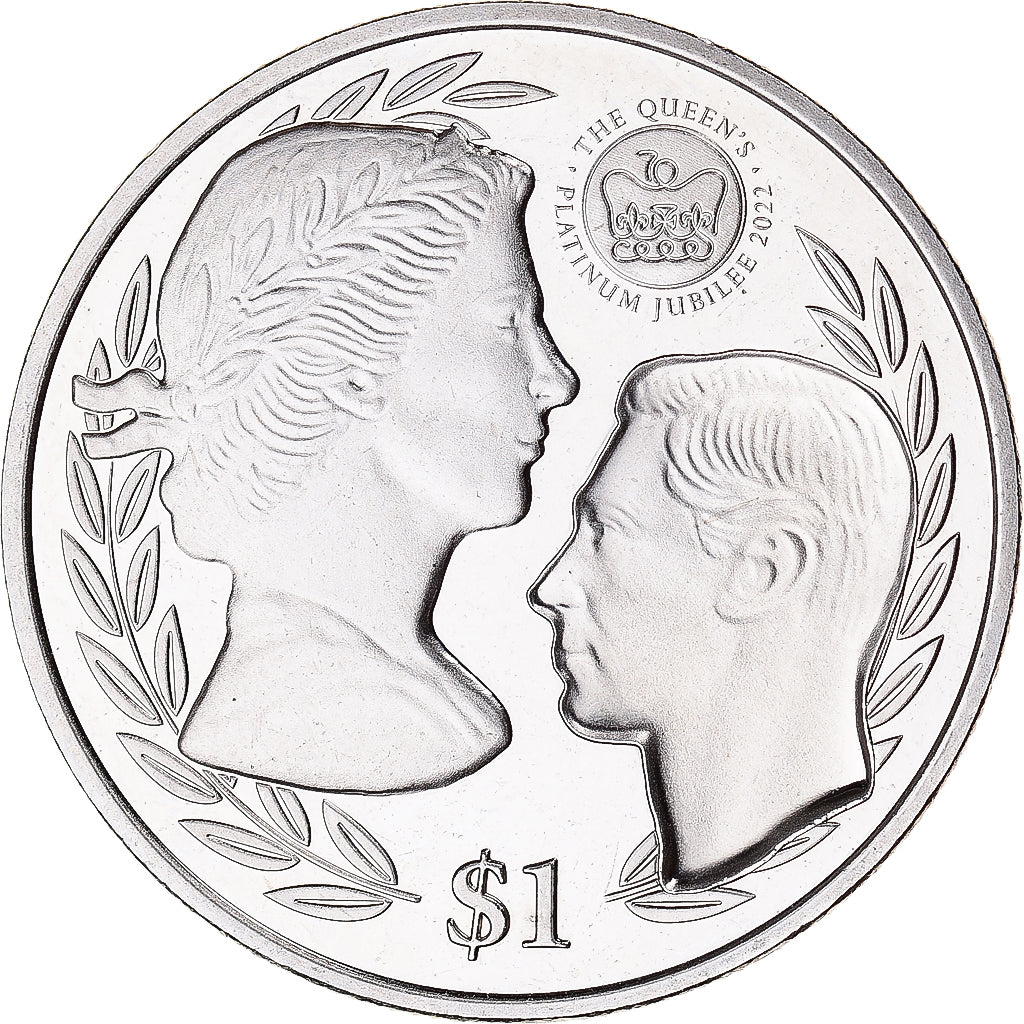 Moneta, ISOLE VERGINI BRITANNICHE, Dollar, 2022, Two Portraits., SPL