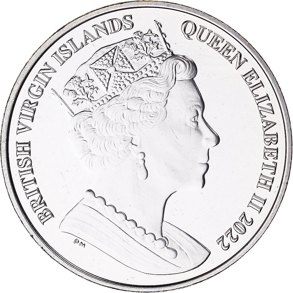 Coin, BRITISH VIRGIN ISLANDS, Dollar, 2022, Three Graces, MS(63), Copper-nickel