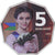Moneda, Marruecos, 5 barchant, 2022, North Barchant.Colorized.BE, FDC