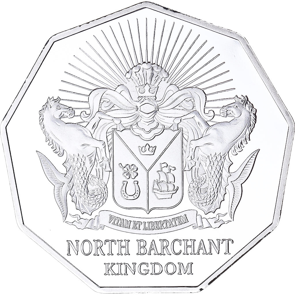Moneda, Marruecos, 5 barchant, 2022, North Barchant.Colorized.BE, FDC