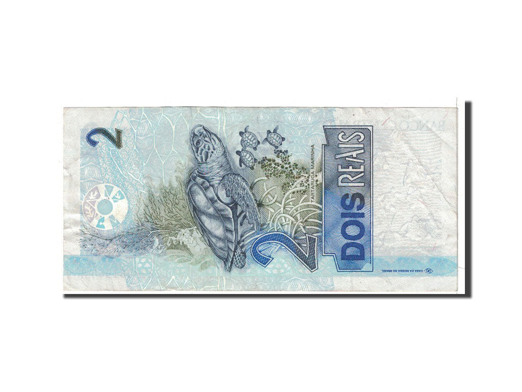 Banknote, Brazil, 2 Reais, 2001, Undated, KM:249a, EF(40-45)